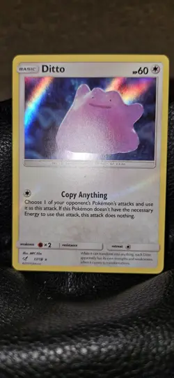 Ditto Holo Rare 2021 Pokemon Detective Pikachu Set 17/18 NM - Image 3