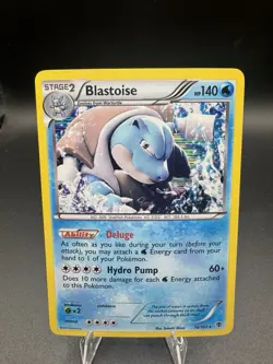 BLASTOISE 2013 POKEMON BLACK & WHITE PLASMA BLAST RARE HOLO 16/101 LP/MP - Image 1