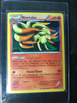 NINETALES 19/124 RARE DRAGONS EXALTED POKEMON HP - Image 1