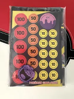 Pokemon TCG Mega Gengar EX Deck Coin Marker Selaed Game Mat Pokemon Kit Trainer - Image 1