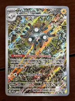 Pokemon Surging Sparks Magneton Promo 159 Black Star Holo - Image 1