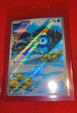 Pokemon TCG Piplup 98/94 Illustration Rare IR Phantasmal Flames Raw Near Mint - Image 1