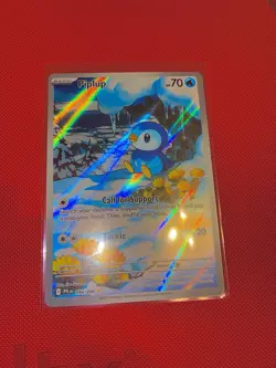 Pokemon TCG Piplup 98/94 Illustration Rare IR Phantasmal Flames Raw Near Mint - Image 2