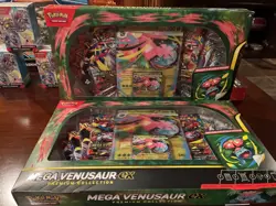 Pokemon TCG: Mega Venusaur ex Premium Collection Factory Sealed Box - Image 1