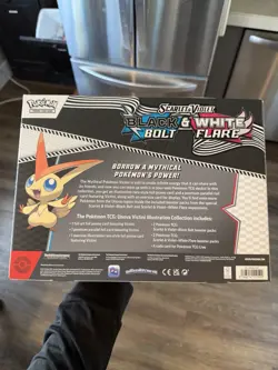 Pokemon TCG Black Bolt White Flare Victini Illustration Card Collection - Image 2
