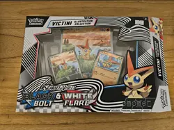 Pokemon TCG Black Bolt/White Flare Victini Illustration Collection 3 Card Bundle - Image 1
