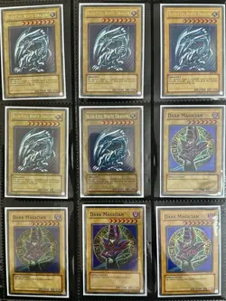 Yu-Gi-Oh collectible album 180 cards vintage and modern mix SDK,SYE,SKE,LOB - Image 1