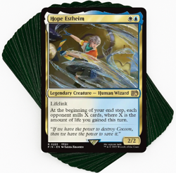 ***Custom Commander Deck*** Hope Estheim - Lifegain Mill - MTG EDH - Image 1