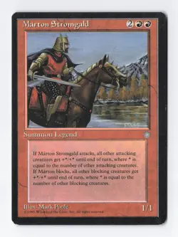 Marton Stromgald Ice Age MTG Vintage Magic the Gathering Card LP/NM - Image 1