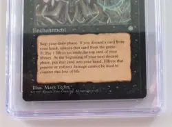 1995 MTG Magic the Gathering - Necropotence - Ice Age Rare CGC 8.5 - Image 5