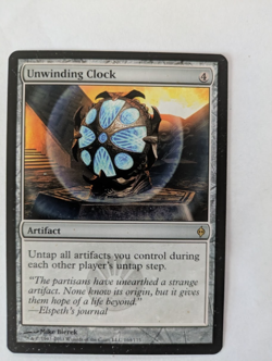 Unwinding Clock New Phyrexia MTG NM Free shipping with tracking - Image 1
