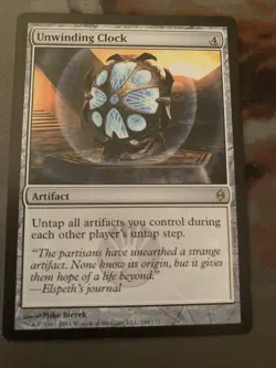 Unwinding Clock - New Phyrexia - MTG Magic - NM, English - Image 1