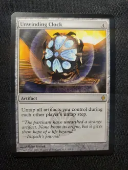 Unwinding Clock New Phyrexia NM Magic The Gathering MTG Tcg See Pics - Image 1