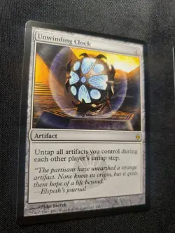 Unwinding Clock New Phyrexia NM Magic The Gathering MTG Tcg See Pics - Image 2
