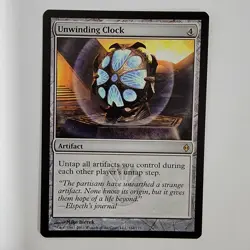 Unwinding Clock - New Phyrexia - MTG - MAGIC THE GATHERING - NM - RARE - Image 1