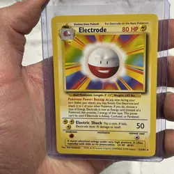POKEMON ELECTRODE VINTAGE WOTC BASE SET NON-HOLO 21/102 NINTENDO RARE CARD LP+ - Image 1
