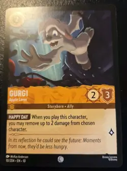 Gurgi - Apple Lover 10/204 Common Whispers In The Well Disney Lorcana TCG - Image 1