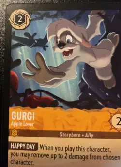 Gurgi - Apple Lover 10/204 Common Whispers In The Well Disney Lorcana TCG - Image 2