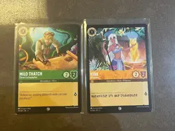 Disney Lorcana Lot Of 2 Cards Milo Thatch & Kida - Image 1