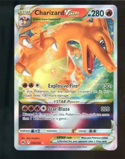 Pokemon TCG Charizard VSTAR 019/159 Crown Zenith Holo NM Rare V STAR - Image 1