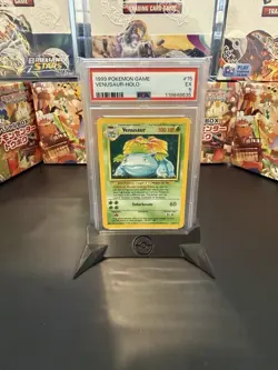 Pokemon Venusaur Holo Rare Base Set Card 15/102 WOTC TCG 1999 PSA 5 - Image 1
