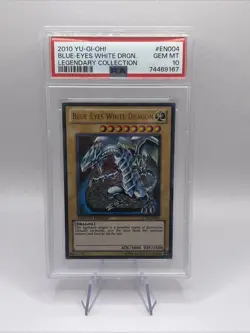 2010 Legendary Collection Blue-Eyes White Dragon LC01-EN004 Graded PSA 10 - Image 1