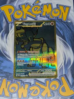 Ting-Lu Ex 244/091 Hyper Rare Gold Holo SV: Paldean Fates Pokemon Tcg Nm - Image 3