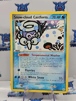 Snow-cloud Castform 25/101 EX Hidden Legends Pokemon LP - Image 1