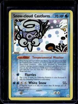 2004 Pokemon EX Hidden Legends Snow-cloud Castform #25/101 - Image 1