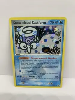 Snow-cloud Castform Reverse Holo Rare Pokemon Card Hidden Legends 25/101 nm - Image 1
