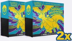 PRESALE - Pokemon TCG: 2x Ascended Heroes ETB Elite Trainer Box Sealed USA-ENG - Image 1