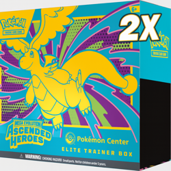 2x Ascended Heroes Pokemon Center Elite Trainer Box - PRE ORDER CONFIRMED - Image 1