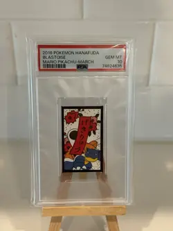 HANAFUDA MARIO PIKACHU - SQUIRTLE WARTORTLE BLASTOISE-SEQUENTIAL- PSA GRADE 10 - Image 5