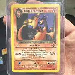 Pokemon TCG 2000 Dark Charizard Team Rocket 21/82 80 HP Regular Rare WOTC - Image 1