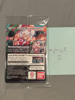 One Piece Monkey.D.Luffy [College Basketball US Voyage] P-055 Promo Card SEALED - Image 2