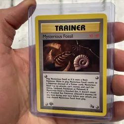 1st Ed Mysterious Fossil Non-Holo WOTC Pokemon Card 62/62 Fossil Set NM/MT Vtg - Image 2