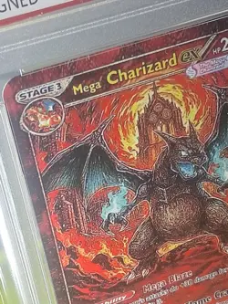Mega Charizard EX 7/33 – PSA Style Slab – GEM MINT 10 Display Card Special Art - Image 3
