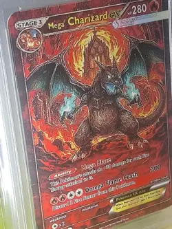 Mega Charizard EX 7/33 – PSA Style Slab – GEM MINT 10 Display Card Special Art - Image 4