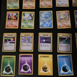 Pokemon Base Set 47 Card Bulk Lot No Duplicate LP MP HP DMG WOTC Vintage TCG - Image 4