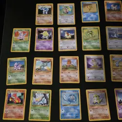 Pokemon Base Set 47 Card Bulk Lot No Duplicate LP MP HP DMG WOTC Vintage TCG - Image 5