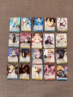 Weiss Schwarz SAO Mixed Card Lot ENG NM, SR RR R U C - Image 3