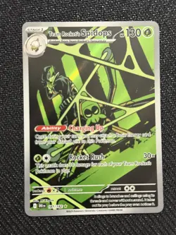 Pokemon Card Team Rocket's Spidops 187/182 Illustration Rare Destined Rivals - Image 1