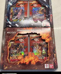 Bandai One Piece Card Game Illustration Box vol. 5 And Vol. 6 Lot Of 2 - Image 1