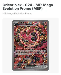 Pokemon Mega Charizard X EX 023 & Mega Oricorio Ex Promo Cards SEALED - Image 3
