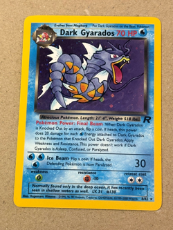 Dark Gyarados 8/82 Holo Rare Team Rocket LP- Pokemon Card - Image 1