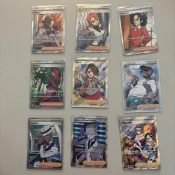 Pokemon TCG Card Collection Lot of 9 Cards Holos Rare. Gloria, Cyrano - Image 1