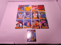 Lot Of 13 Pokemon Topps Tv Animation Edition Cards - Image 1
