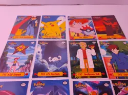 Lot Of 13 Pokemon Topps Tv Animation Edition Cards - Image 4