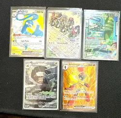 Lot of 6 cards Paradox Rift Full Art and More Pokemon TCG Cards See Pictures - Image 1