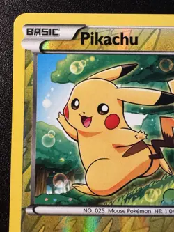 Pikachu 27/111 XY Furious Fists Pokemon Card Reverse Holo Foil Rare LP - Image 3